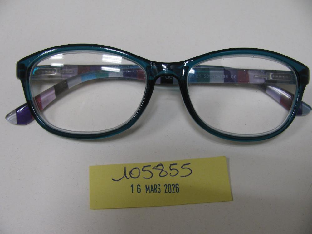 Lunettes : N° 2026001477 Trouvé(e) le : Mon Mar 16 00:00:00 CET 2026