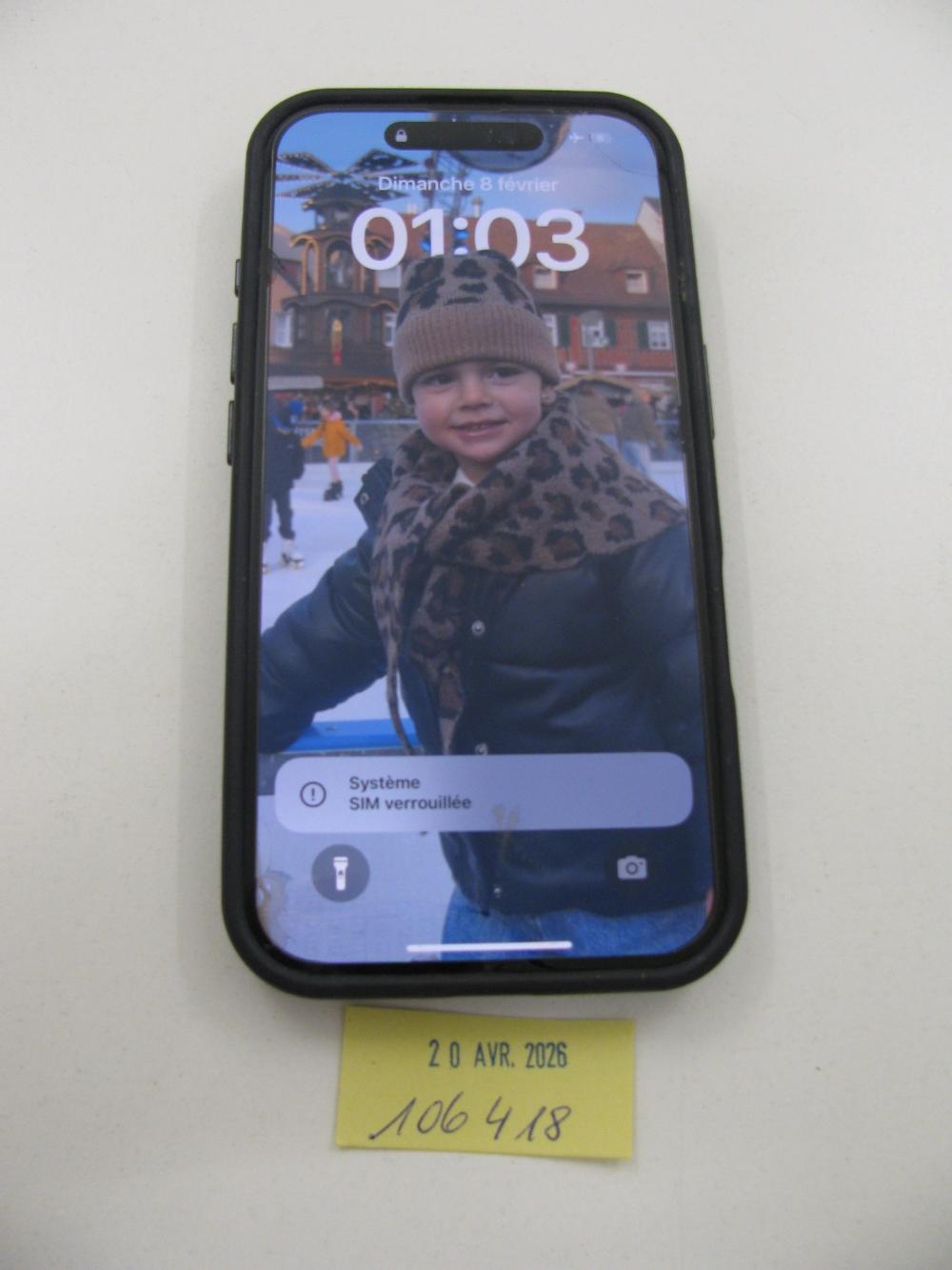 Téléphones portables : N° 2026002040 Trouvé(e) le : Mon Apr 20 00:00:00 CEST 2026