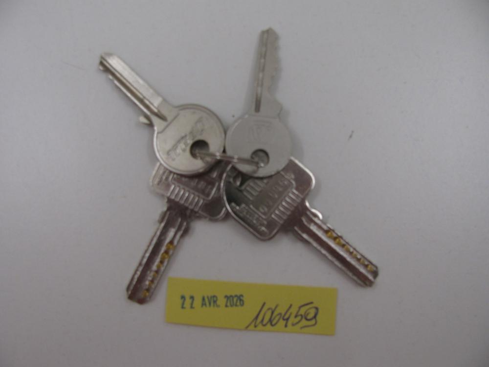 Clés : N° 2026002081 Trouvé(e) le : Wed Apr 22 00:00:00 CEST 2026