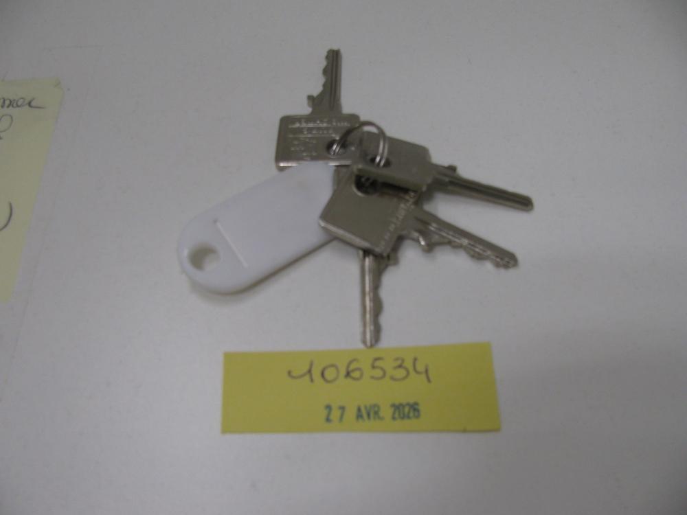 Clés : N° 2026002156 Trouvé(e) le : Mon Apr 27 00:00:00 CEST 2026