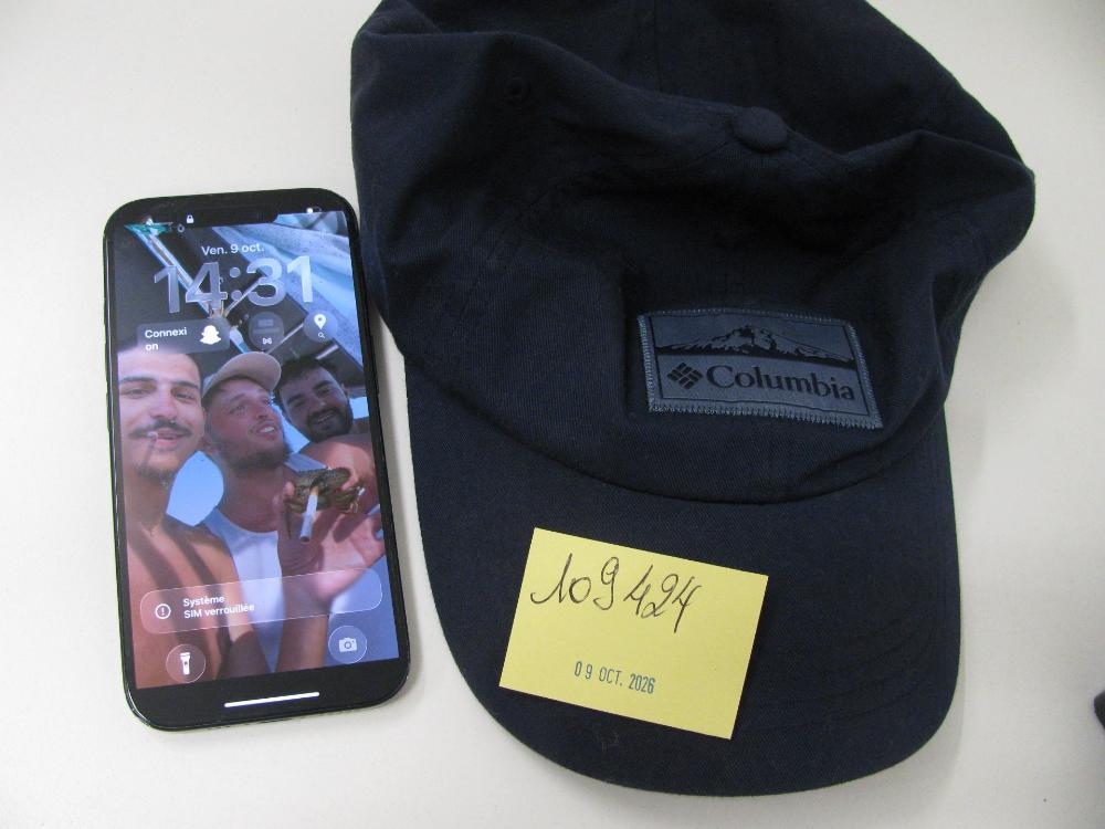 Téléphones portables : N° 2026005046 Trouvé(e) le : Fri Oct 09 00:00:00 CEST 2026