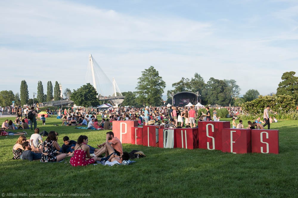 Pelouses sonores au Jardin des Deux Rives